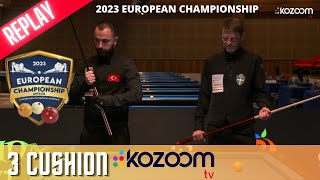 3Cushion European Championship 2023  Berkay KARAKURT TUR vs Torbjörn BLOMDAHL SWE [upl. by Adey573]