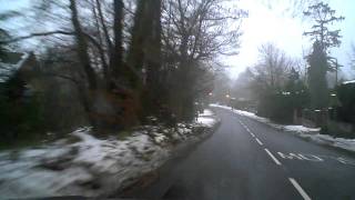 Driving from Bookham to Fetcham Surrey [upl. by Attolrahc]