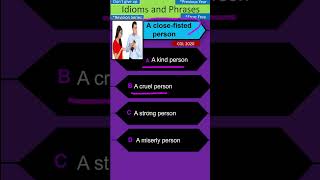 A close fisted person idioms [upl. by Sinnod]