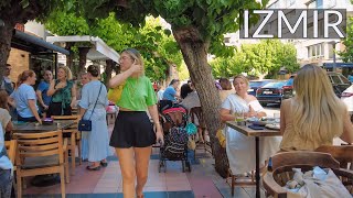 Explore Izmirs Alsancak 4K Walk amp Travel Guide Summer 2024 [upl. by Fidel262]