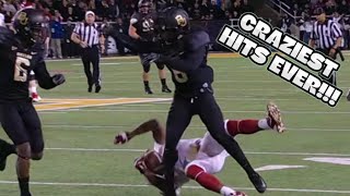 The “HARDEST” hits in NFL HISTORY [upl. by Airebma84]