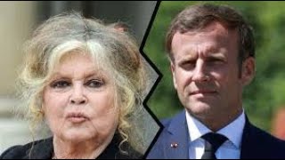 “Ça me rend malade”  Brigitte Bardot révoltée elle interpelle Emmanuel Macron [upl. by Anna-Diane]