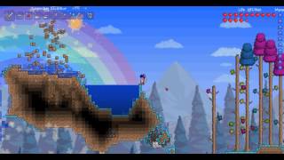 How to mine mountains in Terraria [upl. by Maddy345]