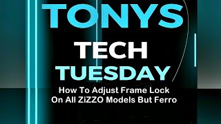 Tonys Tech Tuesday Ep 26 How To Adjust Frame Lock On All ZiZZO Models But Ferro [upl. by Eserahs]