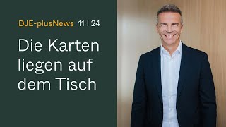 Die Karten liegen auf dem Tisch​ DJEplusNews November 2024 mit Mario Künzel [upl. by Perlman]