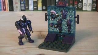 Halo Mega Bloks 96952 Covenant Armory Pack Review [upl. by Otineb551]