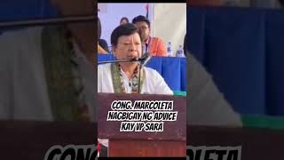 ADVICE NI CONG MARCOLETA KAY VP SARA [upl. by Nnyw454]