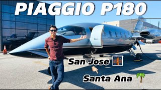 Flying the Piaggio P180 Avanti World’s Fastest Turboprop [upl. by Oiracam]