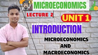 MICROECONOMICS  MICROECONOMICS AND MACROECONOMICS  UNIT 1  LECTURE 2  CLASS 11  SHUBHAM THAKUR [upl. by Yl]