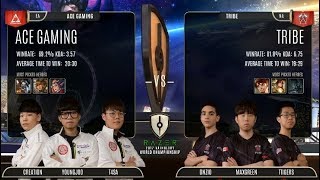 TRIBE VS ACE GAMING BEST MOMENTS GRAND FINALS Vainglory World Championship 2017 Highlights [upl. by Ecnarrot526]