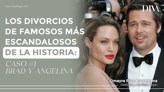 divorcios de famosos Caso angelinajolie y bradpitt Descubre por qué se separaron aquí [upl. by Ailecara]