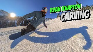 Ryan Knapton CARVING while product testing 2025 SNOWBOARDS [upl. by Okeim]