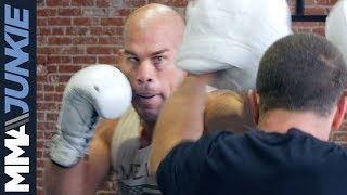 Tito Ortiz looks in good form ahead of Liddell vs Ortiz 3 [upl. by Hsetirp]