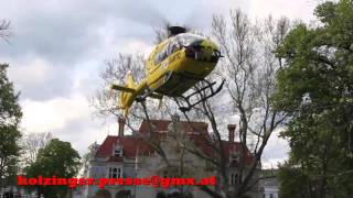 RettungshubschrauberChristophorus  Einsatz vor Stadttheater Berndorf  AUSTRIA FILM 059 [upl. by Kurtz]