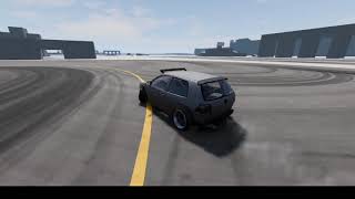 Beamng drive thr super drift of VW Golf MK4 [upl. by Neelra]