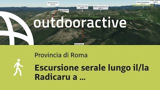 escursioni in provincia di Roma Escursione serale lungo illa Radicaru a [upl. by Vladimir]