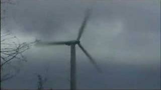 Windmill destructed in storm [upl. by Lyckman214]