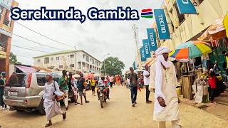 Serekunda The Gambia City walking tour [upl. by Middleton417]