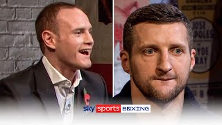 quotAre you going to cryquot 😭  Carl Froch amp George Groves CLASSIC moment 😆 [upl. by Okihsoy]