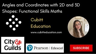 Angles and Coordinates with 2D and 3D Shapes for Functional Skills Maths [upl. by Syl]