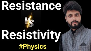 Difference between resistance and resistivity  Difference between resistivity and resistance [upl. by Lyrad624]