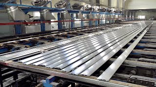 Aluminum Pipe Mass Production Process Korean Aluminum Extrusion Factory [upl. by Polish320]