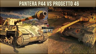 Кто круче Pantera P44 vs Progetto 46 wot blitz Конец Free to win [upl. by Latoye]