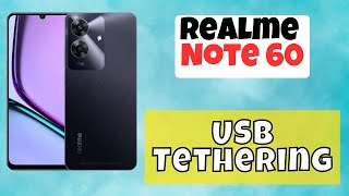 USB Tethering Realme Note 60  How to use USB tethering  USB Tethering settings latest [upl. by Lardner]