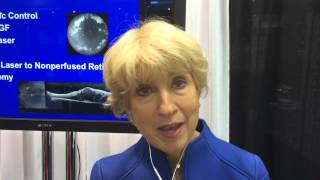 Dr Julia Haller comments on results of a NIH study Eylea vs Avastin or Lucentis [upl. by Eiclud]