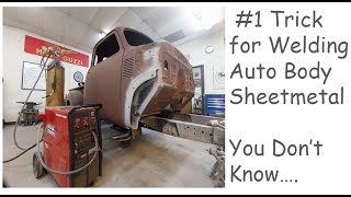 How to weld auto body panels amp sheetmetal  tips and tricks  DIY Auto Restoration [upl. by O'Brien]