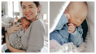 My First Week With A Newborn 🌈 Postpartum Meals  Routines [upl. by Annovy]