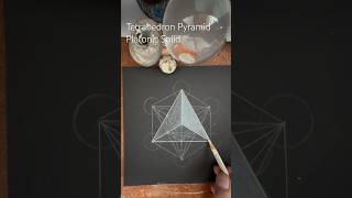 How to draw the Tetrahedron Pyramid Platonic Solids Fast [upl. by Imas11]