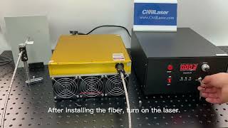 520nm 40W Poweful Fiber Coupled Laser [upl. by Halbert]