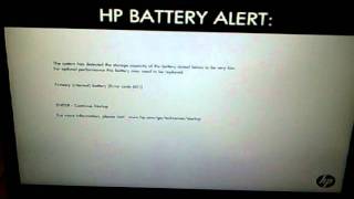 hp battery error [upl. by Morita]