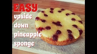 Pineapple Upside down Cake Mary Berry sponge recipe Simple and easy Homemade Baking Quick [upl. by Rodl]