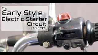 The Early Style Starter Circuit Electrical Troubleshooting and Basics on a Vintage Honda Motorcycle [upl. by Dickerson]