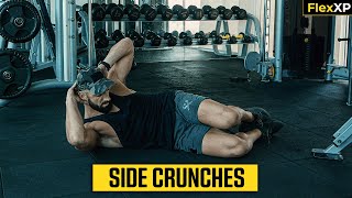 Side Crunches Form amp Tutorial Guide 30 Seconds  FlexXP [upl. by Kreegar]