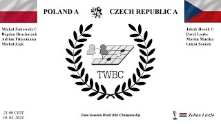 Gomoku TWBC 2024  Poland A vs Czech Republic A [upl. by Keane]