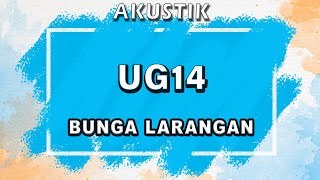 UG14  Bunga Larangan  Karaoke  Akustik  Lirik [upl. by Nedarb]