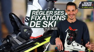 COMMENT BIEN RÉGLER SES FIXATIONS DE SKI sur plaque  Tutos Snowleader 🔍 [upl. by Rufus488]