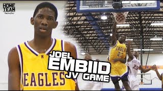 Joel Embiid Playing JV Was Just Unfair Game Highlights [upl. by Shannen]