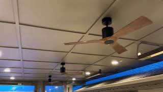 Modern Forms Aviator ceiling fans at country club [upl. by Tnahsarp665]