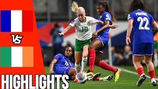 France vs Ireland  All Goals amp Highlights  Womens Euro Qualifiers  050424 [upl. by Craig]