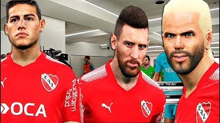 MESSI JAMES RODRIGUEZ Y BRADIC A LA CONQUISTA DE AMÉRICA  PES 2018 BAL [upl. by Guerin960]