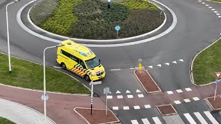 Ambulance AmsterdamKennemerland met Spoed naar de Andromedastraat  25092022 [upl. by Feerahs]