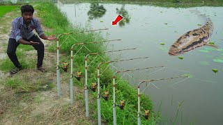 Fishing 🎣  Making Automatic 💯 Fishing Rod  மாட்டிக்கிட்ட பங்கு  MrVillage Vaathi [upl. by Adnil]