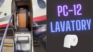 Pilatus PC12 Lavatory [upl. by Yuji]