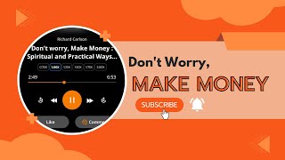 Dont Worry Make Money  Hindi Audio Summary kushivaha audiobook audiosummary [upl. by Enaoj]