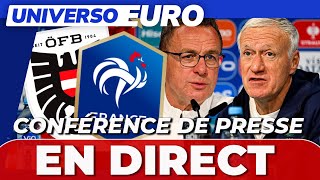 AUSTRIA  FRANCE  CONFERENCE DE PRESSE en direct  Rangnick  Deschamps  LIVE EURO 2024 [upl. by Lilli180]