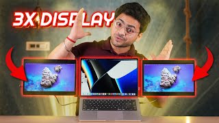 Unique Gadget  Triple Monitor Setup For Laptop By RIITEK 🔥  Full HD Portable 2X Displays ⚡️ [upl. by Woo]